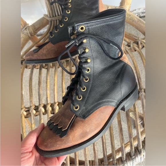 Shoes - Hand Made Leather Lace-Up Boots